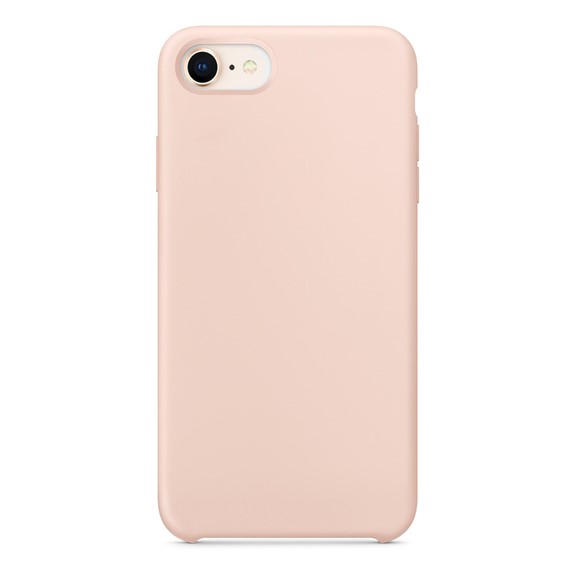 CaseUp Apple iPhone SE 2022 Kılıf Slim Liquid Silicone Rose Gold 2